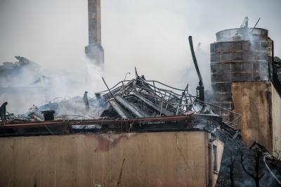 TAGBILDER! Sankt Johann: Brand mit Millionenschaden auf dem Gestuetshof des Haupt- und Landgestuet Marbach 